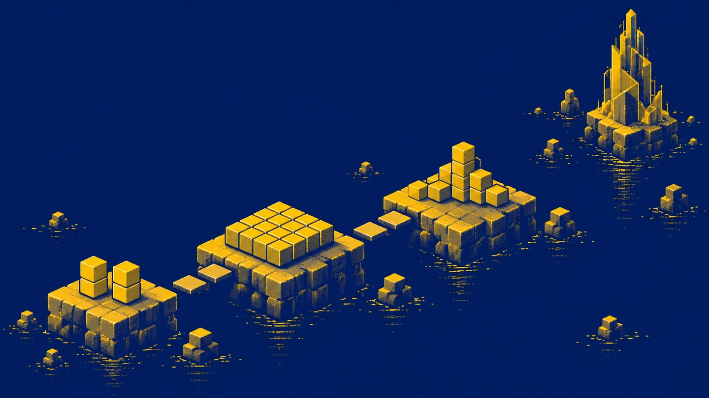 Low block platforms form a gradual path from simple counting to a distribution of data