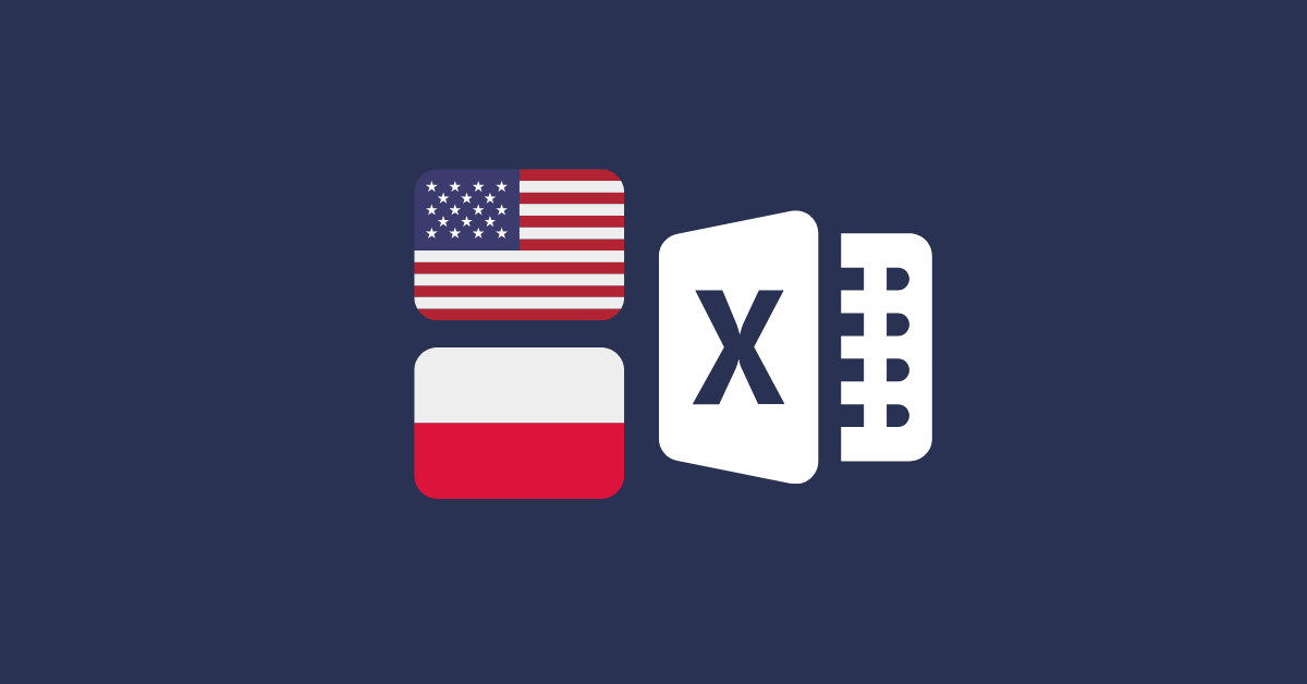 Excel tłumaczenia formuł