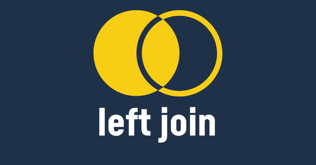left join - łączenie danych w sql