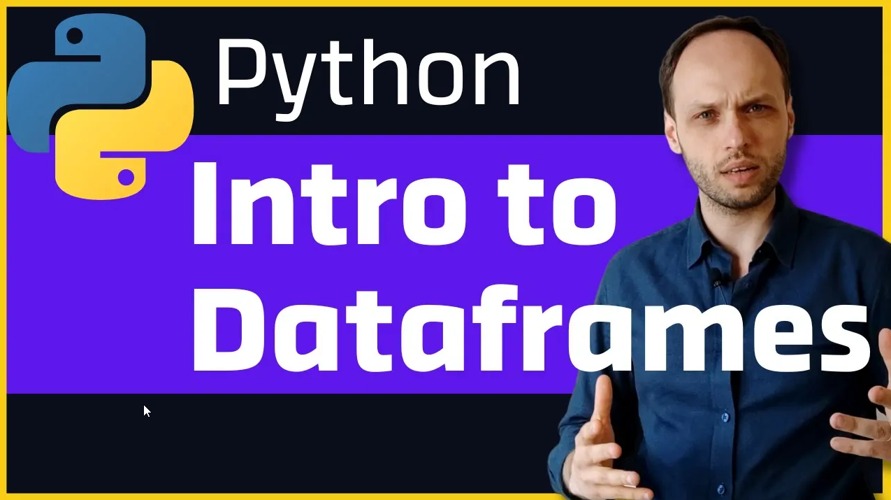 Python intro dataframes KajoData YT