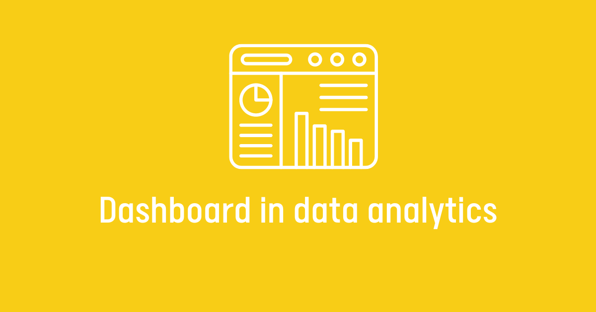 Dashboard in data analytics or how to present data?