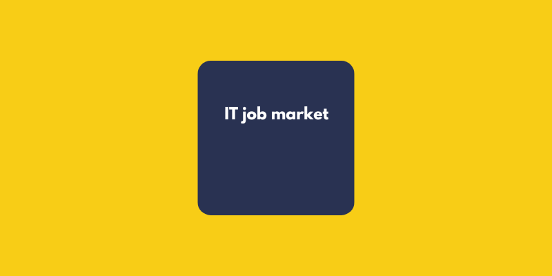 IT job market - data analyst career transition