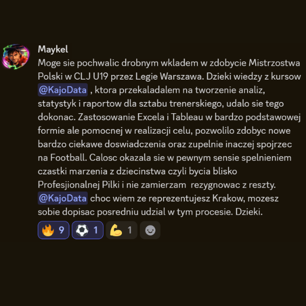 Opinia z KajoDataSpace