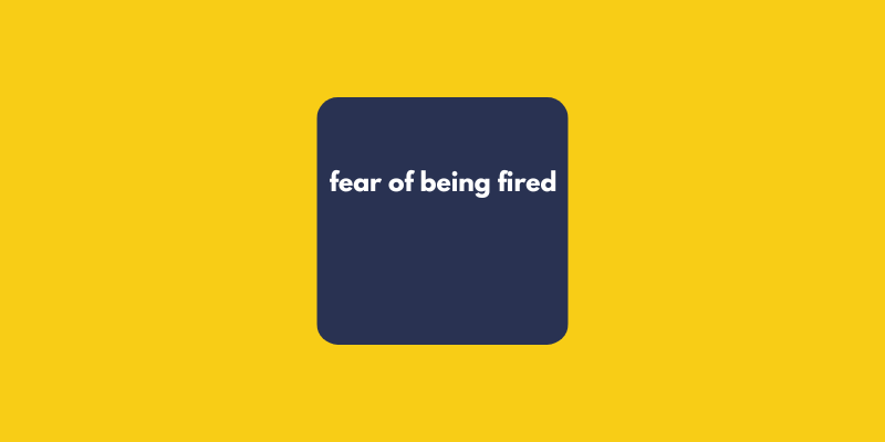 fear of being fired - career change to data analysis